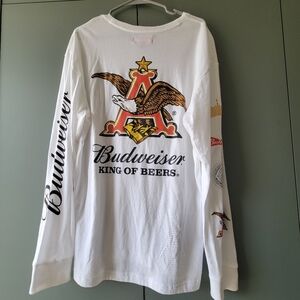 Long sleeve Budweiser Tshirt